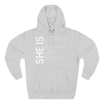 She Is - Premium Pullover Hoodie